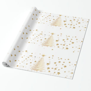 Goldene Weihnachten Geschenkpapier