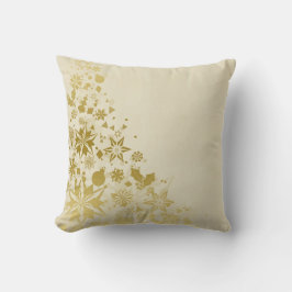 Goldene Weihnachten Kissen