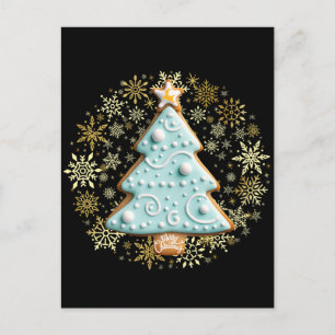 Goldene Weihnachten, Lebkuchen Postkarte