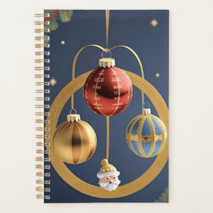 Goldene Weihnachtsdekorationen Planer