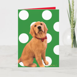 Goldene Weihnachtskarte Dankeskarte