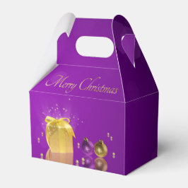 Goldene Weihnachtszeit-Geschenkboxen Geschenkschachtel