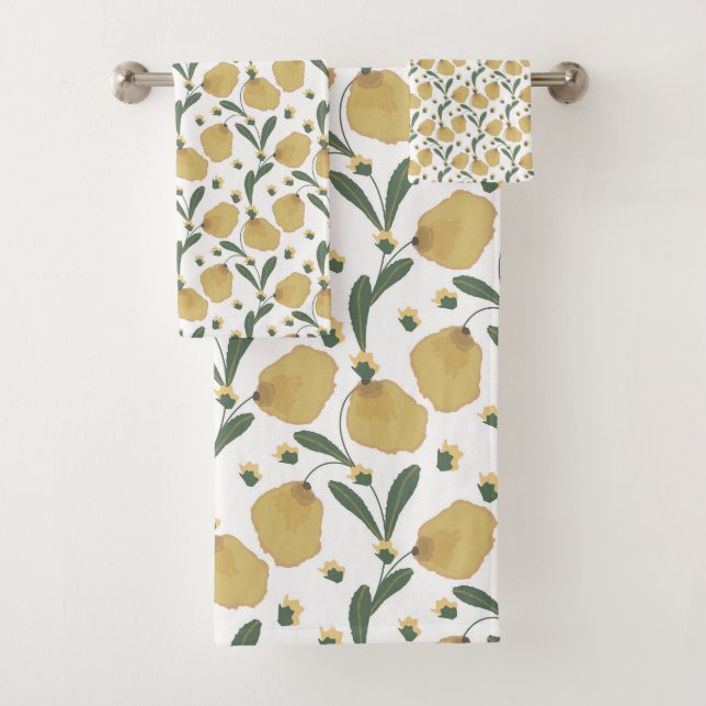 "Goldene Wiese" Badhandtuch Set (Insitu)