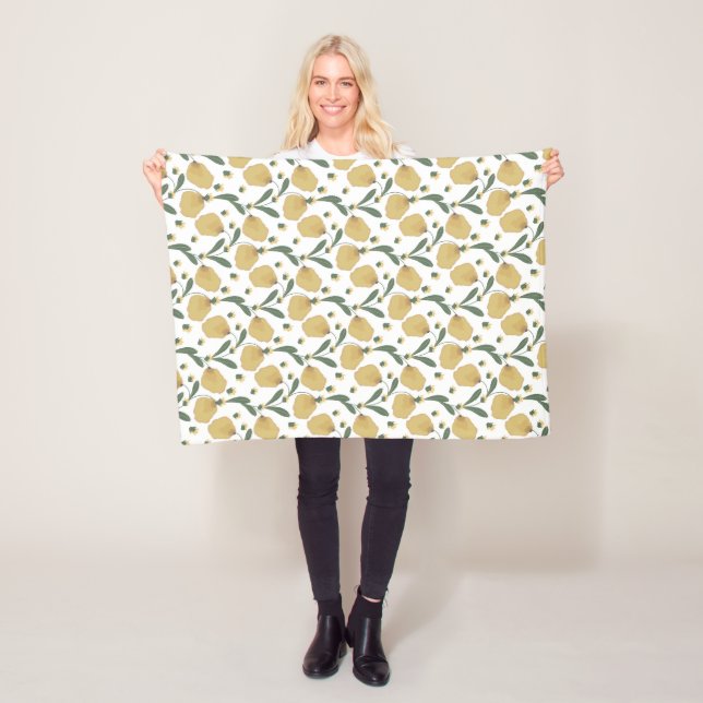 "Goldene Wiese" Fleecedecke (Beispiel)