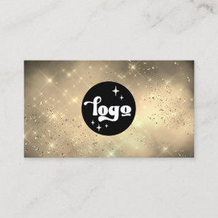 Goldene Wolke hinzufügen Ihre Logo-Visitenkarte Visitenkarte