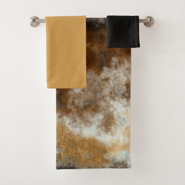 Goldene Wolken Badhandtuch Set (Insitu)