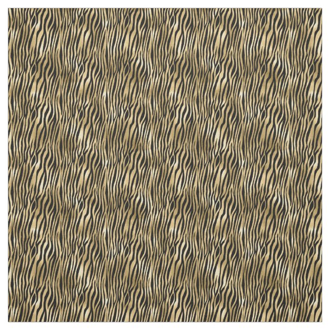 Goldene Zebrastreifen Stoff (Muster)