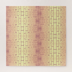 Goldene Ziegelwand – Symmetrisches architektonisch