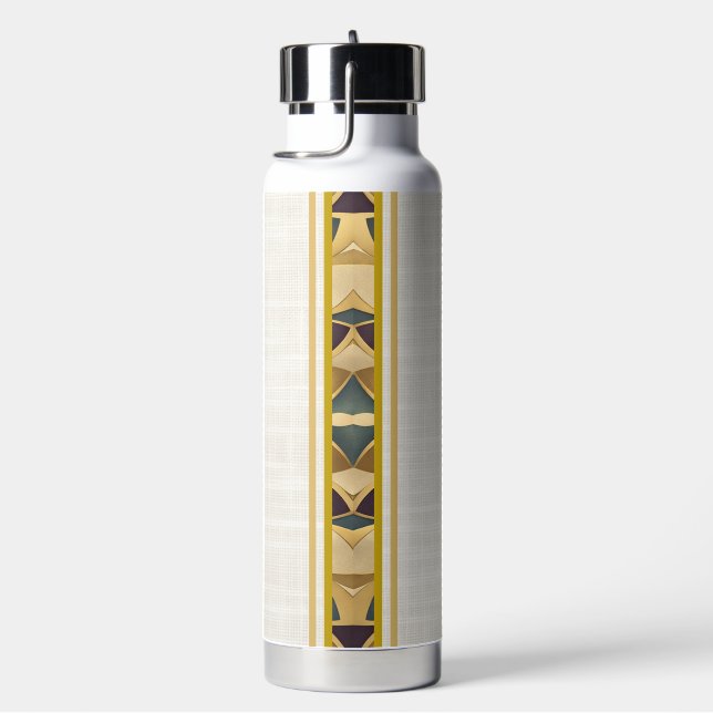 Goldene Zuversichts-Wasserflasche Trinkflasche (rechts)