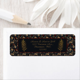 Goldene Zweigniederlassung von Christmas Black Flo