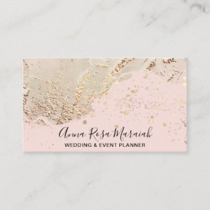 *~* Goldenen Foil Glitzer Schöne Hochzeit Elegant Visitenkarte