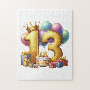 Goldener 13. Geburtstag