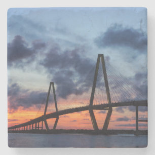 Goldener Abend im Arthur Ravenel Steinuntersetzer