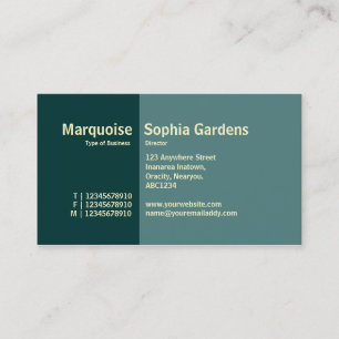 Goldener Abschnitt 06 Visitenkarte