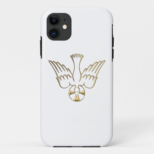 Goldener Abstieg des Heiligen Geistes-Symbols Case-Mate iPhone Hülle (Rückseite)