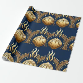 goldener abstrakter Vektor Geschenkpapier