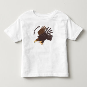 Goldener Adler, lustige Cartoon-Illustration Kleinkind T-shirt