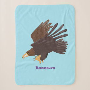Goldener Adler, lustige Cartoon-Illustration Sherpadecke