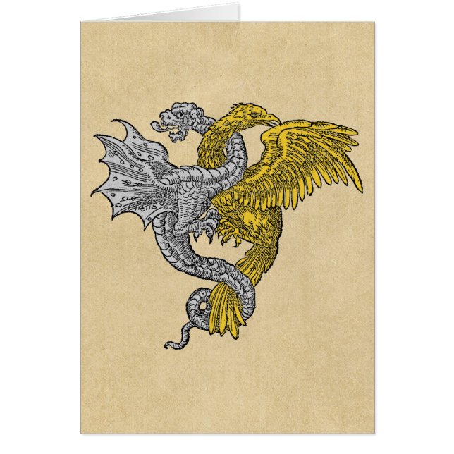 Goldener Adler und Silberdrache (Vorne)