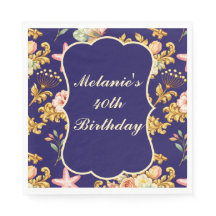 Goldener Akanthus zum 40. Geburtstag