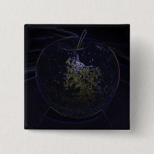 Goldener Apfel Button