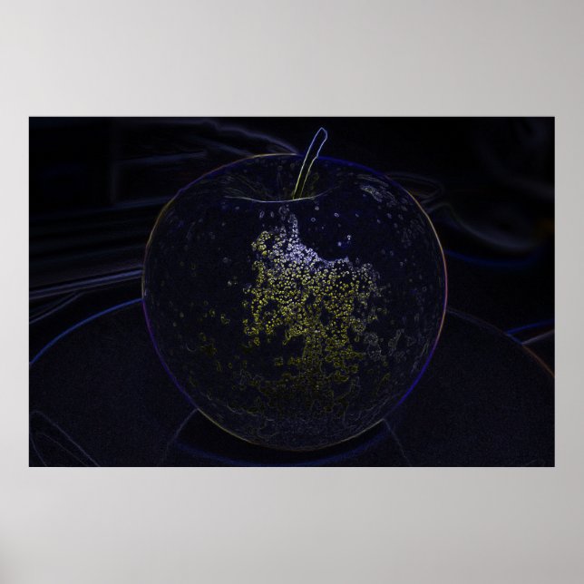Goldener Apfel Poster (Vorne)
