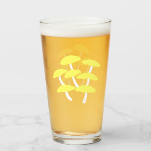 Goldener Austern Glasbecher Glas