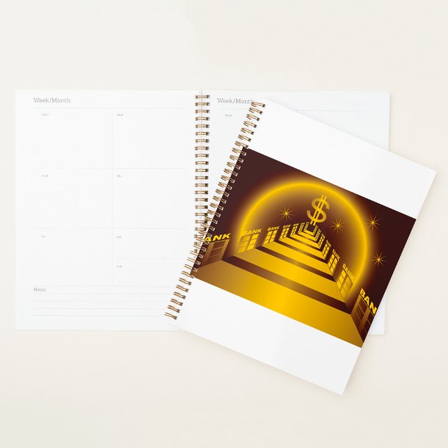 Goldener Bankkorridor lässt Dollarfinanzierung wac Planer (Von Creator hochgeladen)