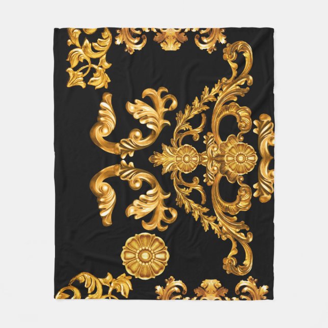 Goldener Barock, Zierelemente. Fleecedecke (Vorderseite)
