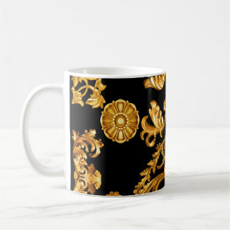 Goldener Barock, Zierelemente. Kaffeetasse