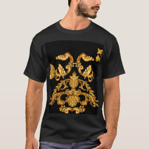 Goldener Barock, Zierelemente. T-Shirt