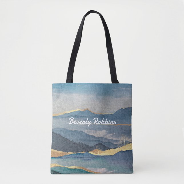 Goldener Berg Personalisiert Tasche (Vorderseite)