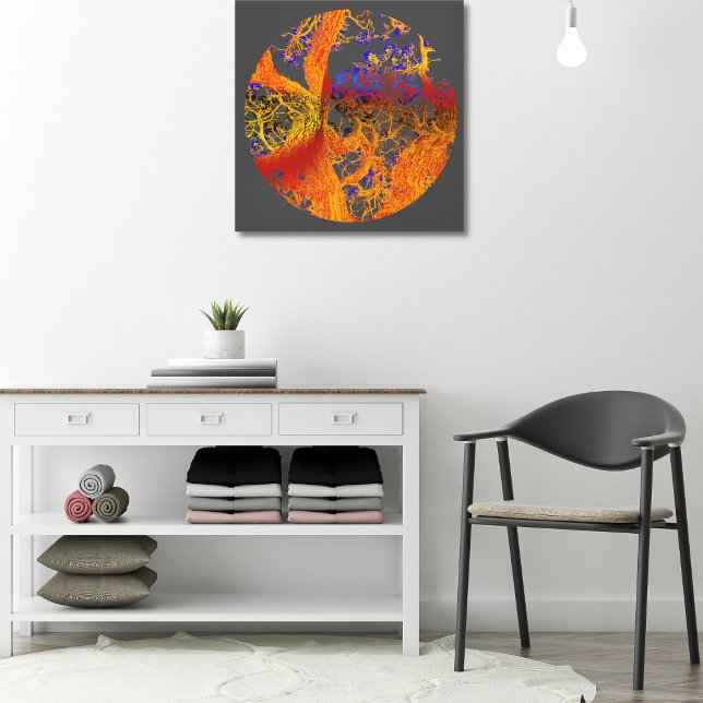 Goldener Blütenbaum Leinwanddruck (Von Creator hochgeladen)