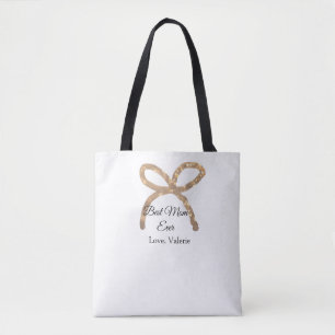 Goldener Bogen Glitzer Mama gibt Mutter je einen N Tasche