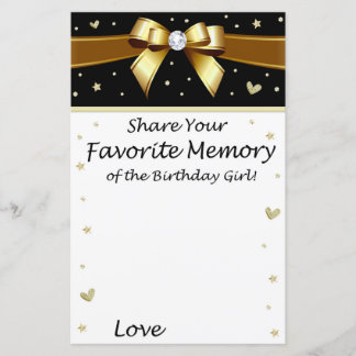 Goldener Bogen Lieblings-Gedächtnis des Geburtstag