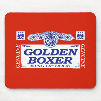 Goldener Boxer Mousepad