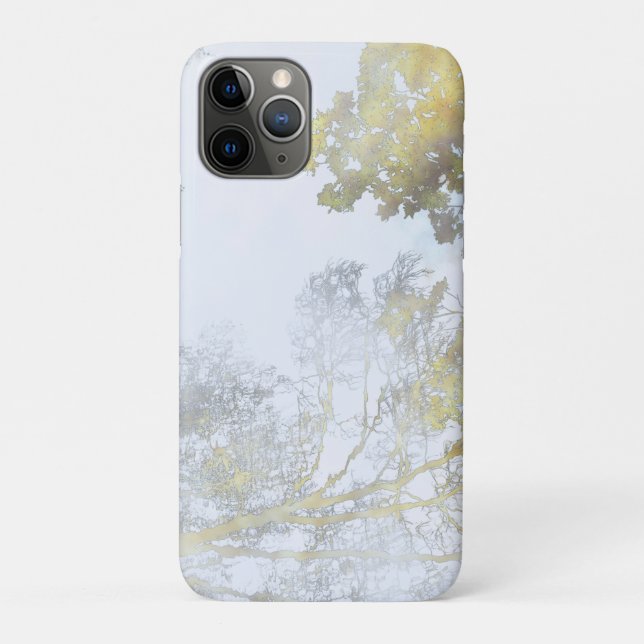 Goldener Breitblatt-Schimmer Case-Mate iPhone Hülle (Rückseite)