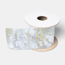 Goldener Breitblatt-Schimmer Satinband