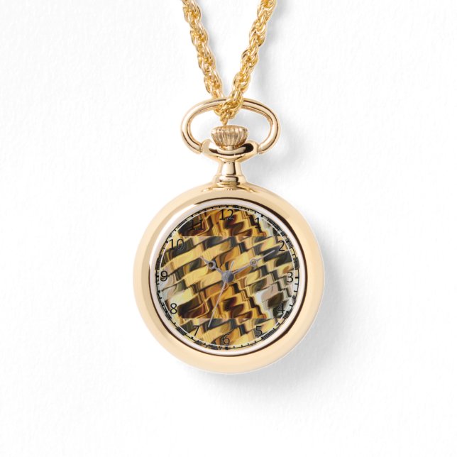 Goldener Bronzestand Armbanduhr (Vorderseite)