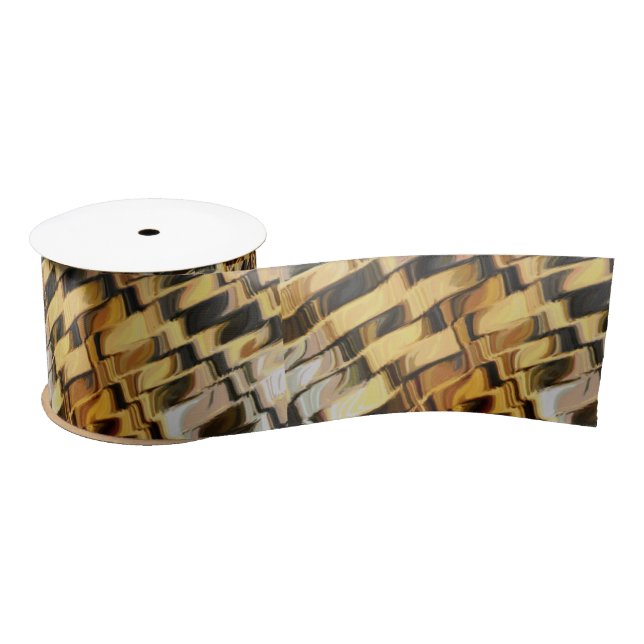 Goldener Bronzestand Satinband (Spule)