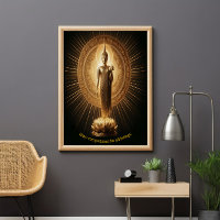 Goldener Buddha in der Lotus-Meditation Pose