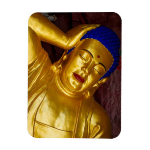 Goldener Buddha  Magnet