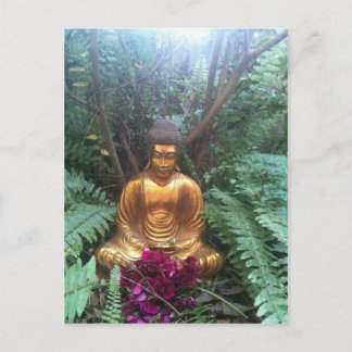 Goldener Buddha Postkarte