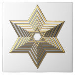 Goldener Davidsstern Fliese<br><div class="desc">Goldener Davidsstern
Fühlen Sie sich frei, Ihre eigenen Wörter und/oder Bilder diesem Einzelteil über Zazzles große Kundenbezogenheitswerkzeuge hinzuzufügen. Dieser Entwurf auch verfügbar auf Dutzenden anderer Produkte. Dank für das Kurz aufhalten bei! Gott segnen!</div>