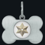 Goldener Davidsstern Tiermarke<br><div class="desc">Goldener Davidsstern
Fühlen Sie sich frei, Ihre eigenen Wörter und/oder Bilder diesem Einzelteil über Zazzles große Kundenbezogenheitswerkzeuge hinzuzufügen. Dieser Entwurf auch verfügbar auf Dutzenden anderer Produkte. Dank für das Kurz aufhalten bei! Gott segnen!</div>