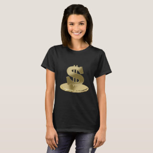 Goldener Dollar T-Shirt