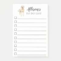 Goldener Doodle-Hund Personalisiert zu führen