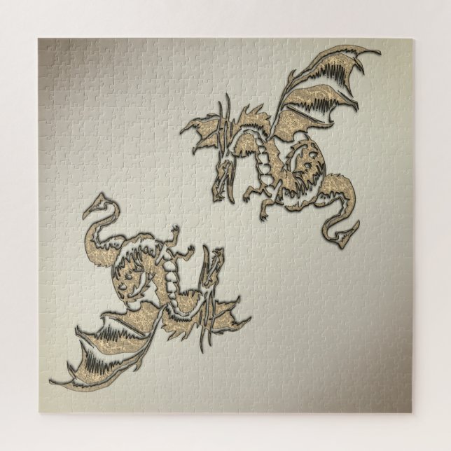 Goldener Drache (Vertikal)