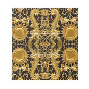 Goldener Drache Notizblock
