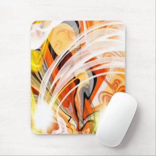 Goldener Dunkler Wirbel Mousepad